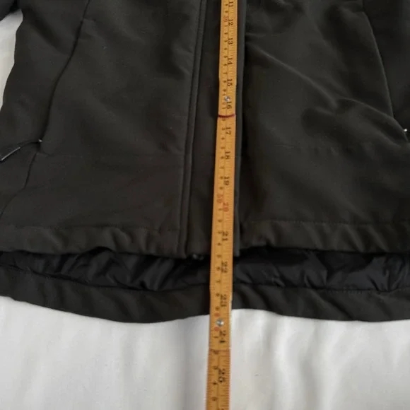 The North Face TNF Apex Softshell Jacket Black Women's Small P Warm Winter FLAW - Picture 4 of 11